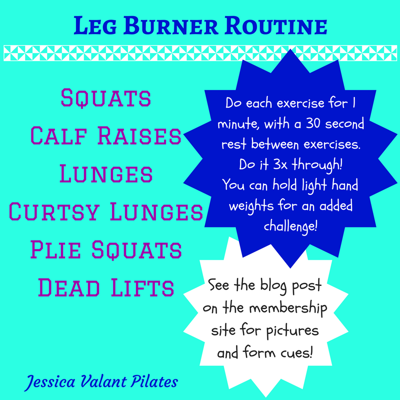 Leg Burner Routine - Jessica Valant