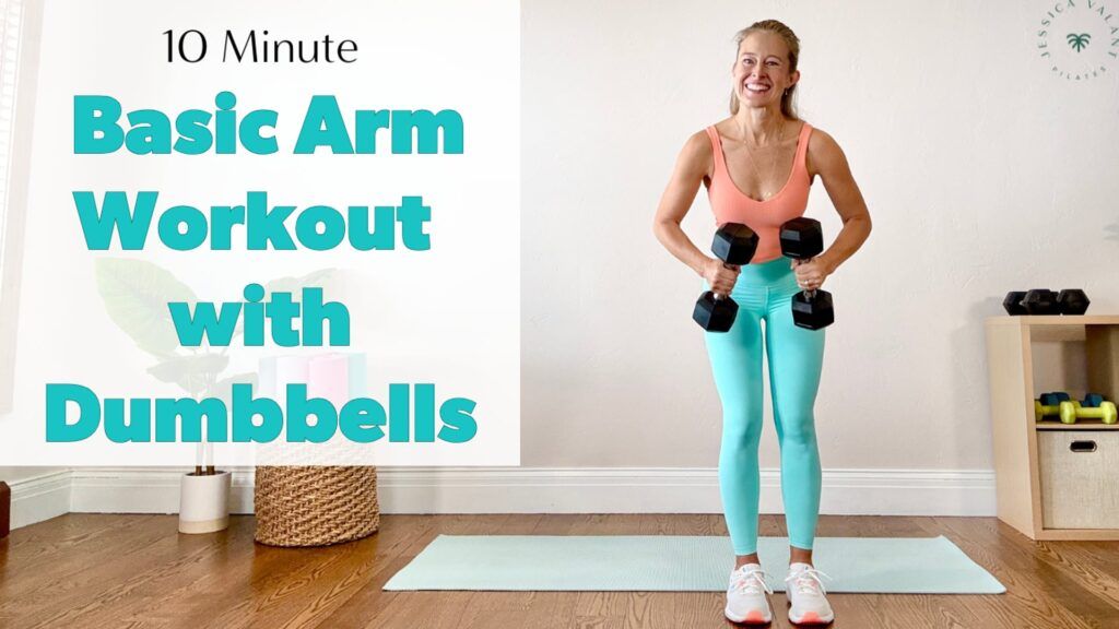 Upper Body Basics Workout with Dumbbells - 10 Minutes - Jessica Valant